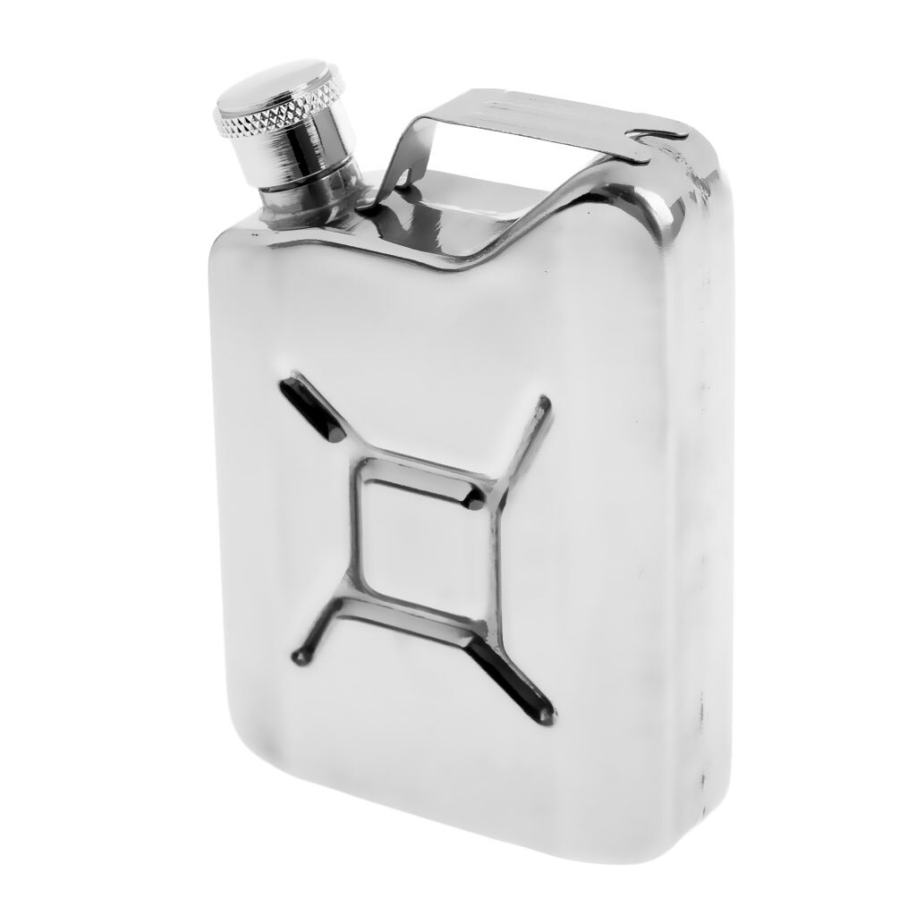Portable Compact 177ml/6oz Premium Stainless Steel Pocket Hip Flask Leak Proof