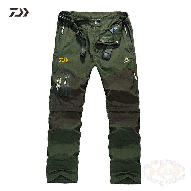 Daiwa Vissen Kleding Herfst Dunne Sneldrogend Joggingbroek Voor Vissen Effen Verwijderbare Outdoor Ademend Sport Vissen Kleren