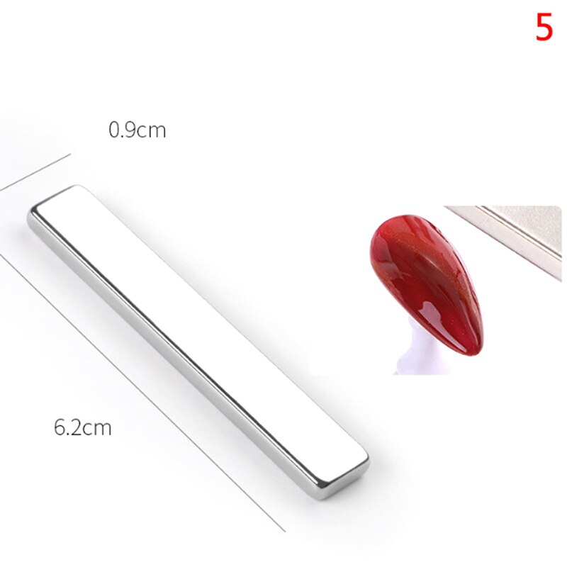 1PC Cat Eye Magnetic Stick 3D Effect Strong Magnet Slice Board UV Gel Nail Tool DIY: 5-60cm