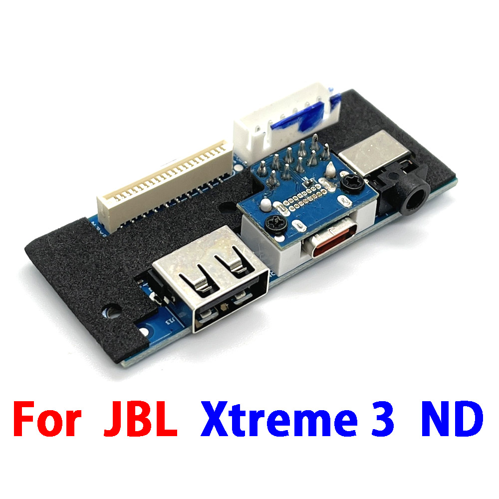 para JBL Xtreme 3 Xtreme3 ND USB 2,0 conector de placa de alimentación conector de Audio Altavoz Bluetooth tipo c carga USB Por