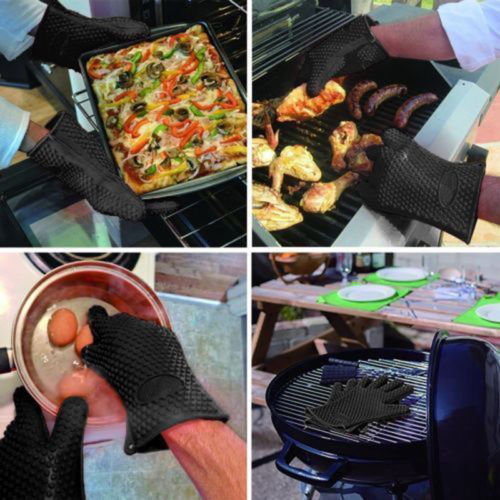 1 stks Keuken Oven Handschoen Hittebestendige Siliconen Houder Bakken BBQ Cook Mitts