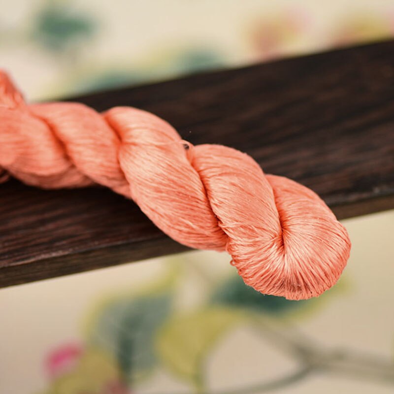 silk embroidery thread / 100% silk thread /hand embroidery embroider cross stitch/Dark orange series/13 pure colors: 6