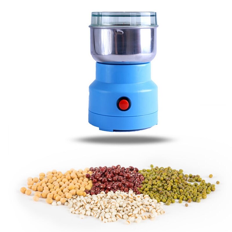 Electric Food Blender Grain Grinder Small Portable Blender Medicinal Herbs Powder Mixer Dry Grinding: AC110V