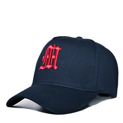 High Top Big Size Sport Sun Hat Lady Large Size Snapback Cap Men Plus Size Baseball Cap 55-61cm 59-65cm: navy red / 55-61cm