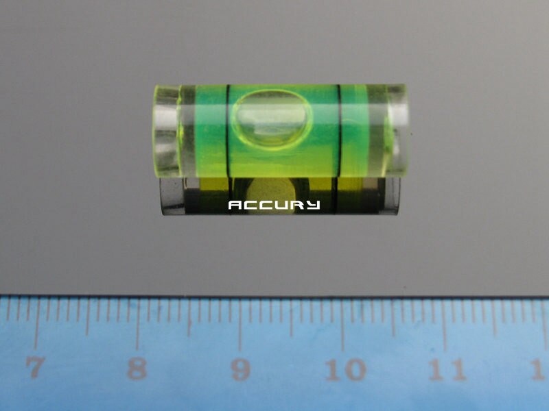 100pcs 9.5*25mm Plastic Buisvormige waterpas Fotolijst leveler Muur TV waterpas