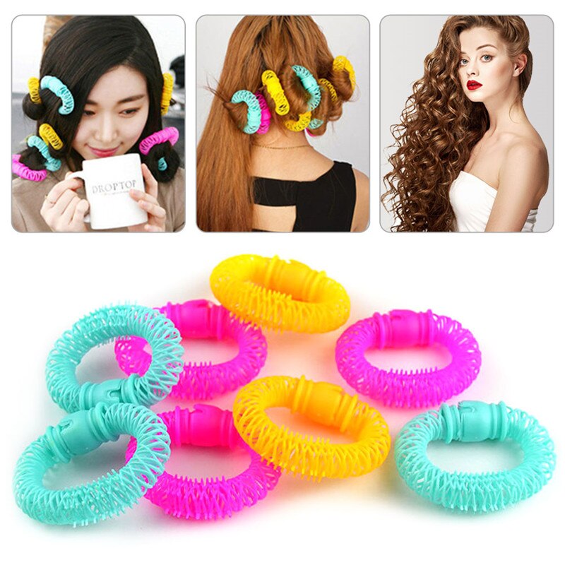 Magie Curler Haar Rollen Locken Rolle Glück Donuts Lockiges Haar Styling Rolle Frisur Magie Bendy Curler Spiral- Locken DIY Werkzeug