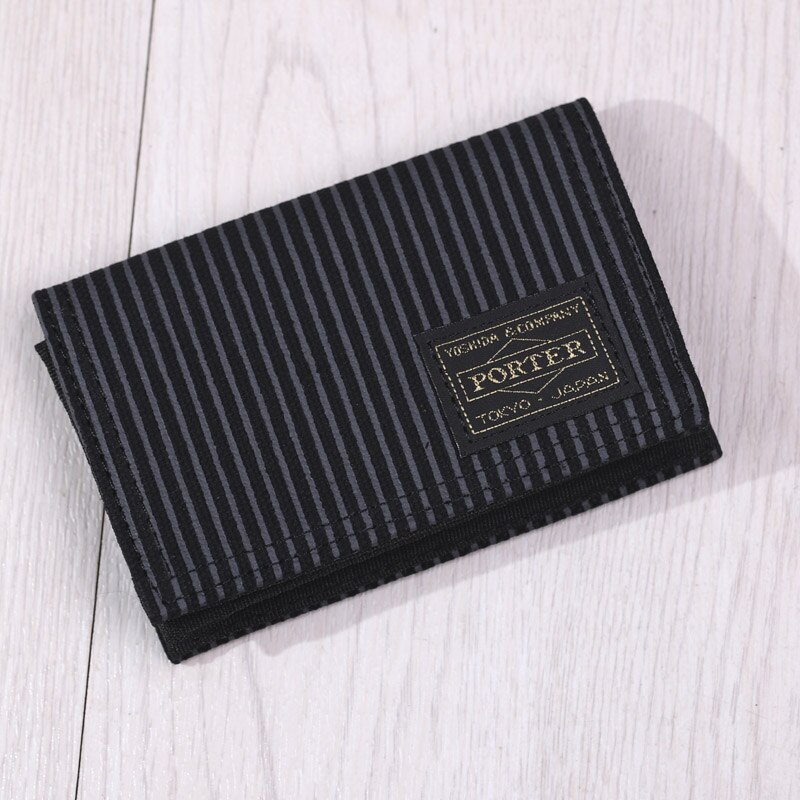 Japanese and Korean Brand Men Wallet Nylon Cloth Short Wallet Female Handbag Casual Student Wallets Youth Purse Carteira: stripe