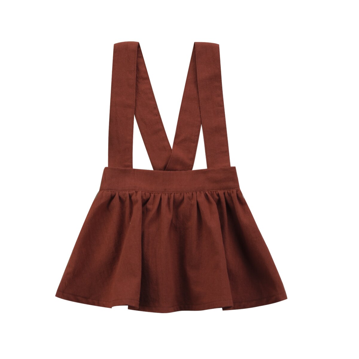 Spring Baby Girls Brown Color Overall Skirt Baby Pirncess Tutu Skirts Children Clothing 6M-3Y: 18M