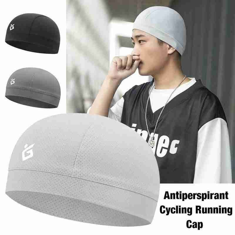 1Pc Breathable Hat Cycling Caps Ice Fabric Anti-UV Running Liner Hat Fishing Bicycle Sports Outdoor Helmet Scarf L3Z0