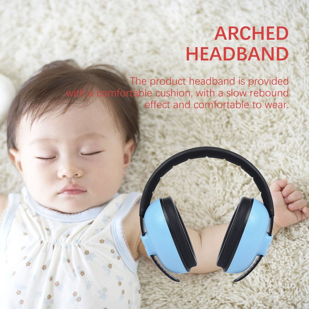 Baby Kids Anti noise Earmuffs Headset Hearing Protection Ear Defenders Sleeping Headphone Protect Noice Cancel FD