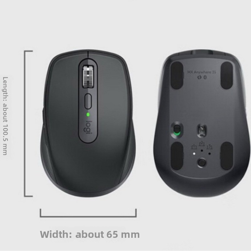Logitech MX Anywhere 3S Business Elite Wireless Mouse Premium Multi-Device for Executive Office PC Computer Accessories