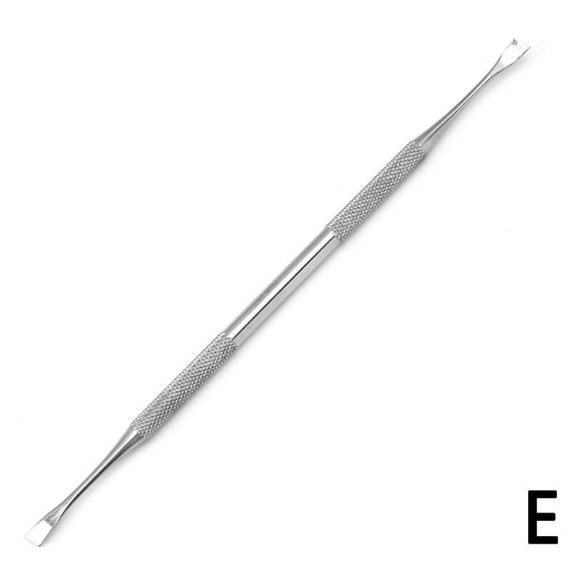 Ferramentas de aço inoxidável dentista dental espelho cabeça dupla sonda dental conjunto ferramenta limpeza do dente conjunto cuidados: E