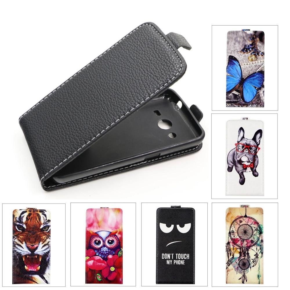 Flip Leather case For Samsung Galaxy Core2 Core 2 G355H G355 G355M SM-G355H Duos Back cover Cartoon Painting Phone Cover TPU