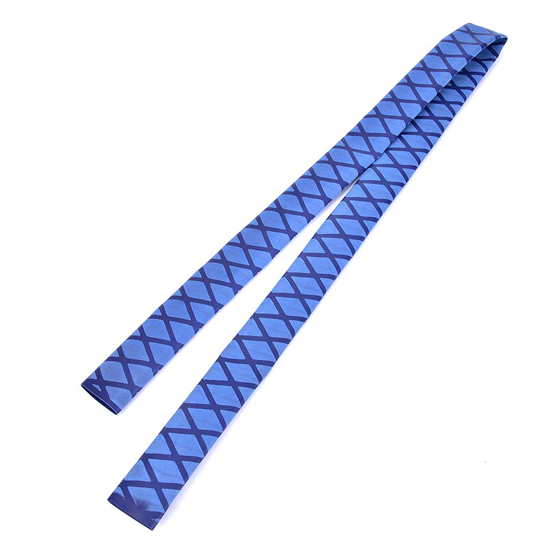 5 Colors Non-slip Heat Shrink Wrap Tubing Fishing Rod Handle Insulation Protective Polyolefin Racket Handle Grip: BL