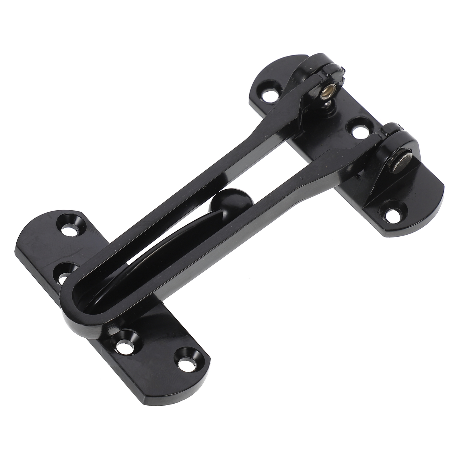 Swing Bar Door Lock Strong Practical Door Lock Hotel Reinforcement Lock Door Guard Home Lock: Black