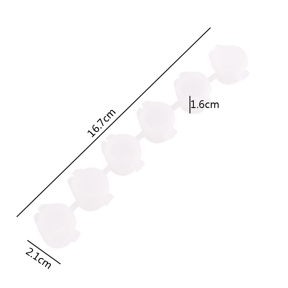 10pcs Empty paint box Mini Palette Paint Draw Pigment Pots Portable Small Items Storage Plastic Empty Box Sealing Container