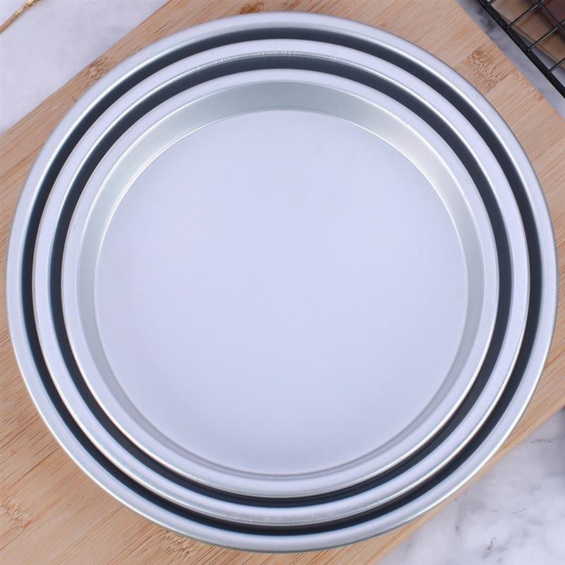 7/8/9 zoll Aluminium Legierung Pizza Backform Nicht-stick Runde Backblech Backen Ätherisches Backform Pan runde Pizza Teller Tablett