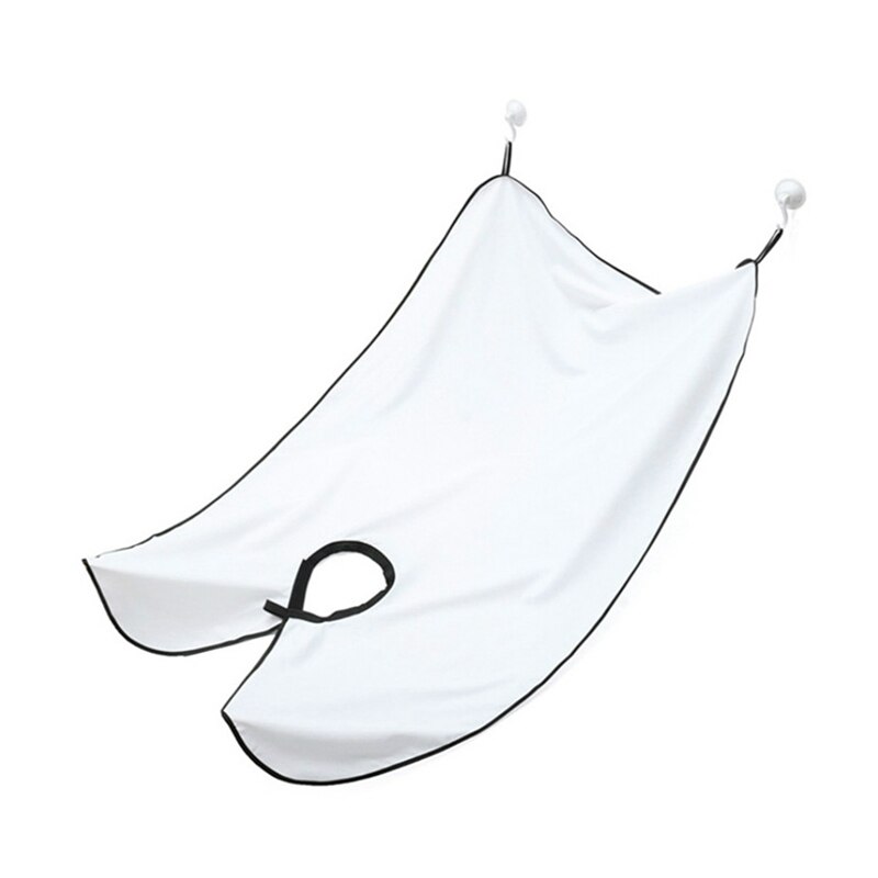 Beard Shave Apron With Suction Cup Bib Trimmer Razor Holder Rack Hair Shave Apron Shaving Shaver Holder Hair Styling Tools