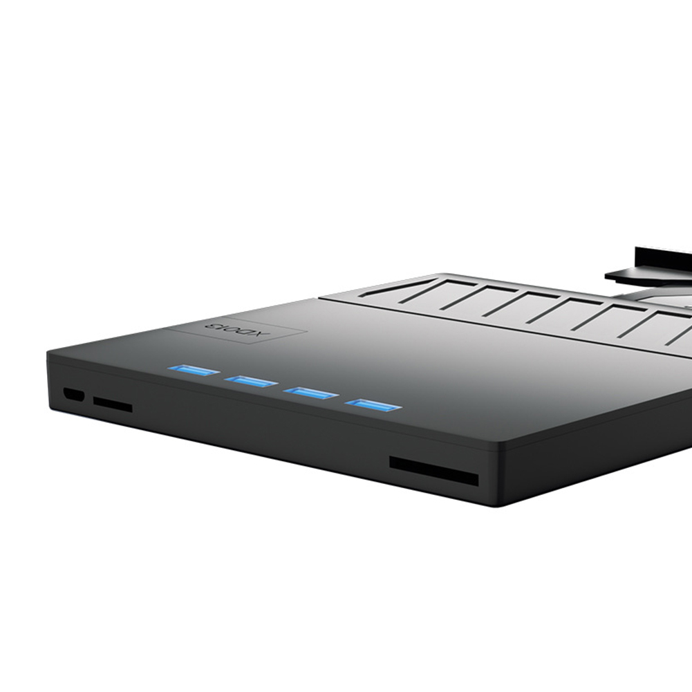 7-em-1 USB 3.0 Tipo C CD Externo DVD RW Unidade Óptica Slim DVD Player Gravador Leitor para Windows XP/7/8/10/11 Laptop Desktop