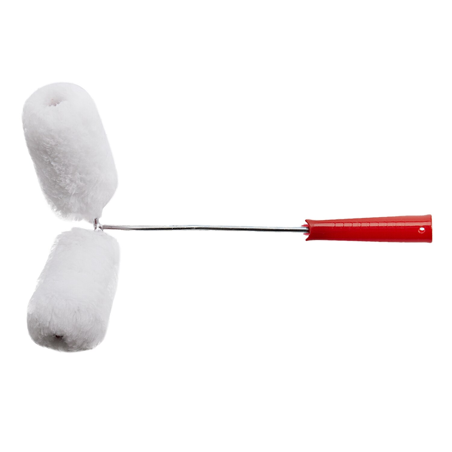 Kwast Roller Dubbele Verf Roller Geschilderd Reling Hoek Verf Tool Gebruik Gewoon Het Handvat Om De Dual Verf roller, die