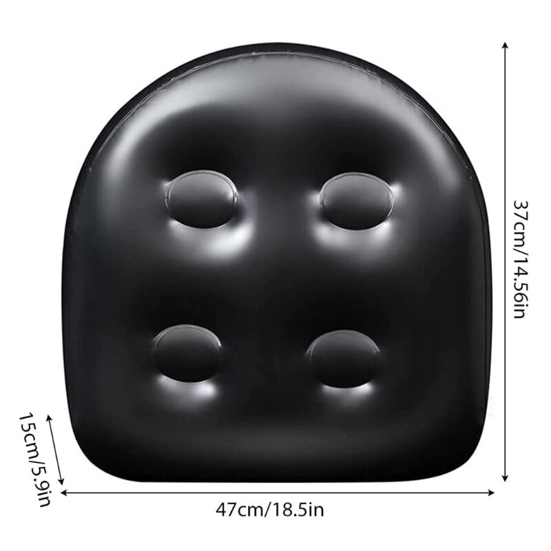 Q1QD Spa En Tub Booster Seat Pad Met Zuignap Opblaasbare Booster Seat Pad