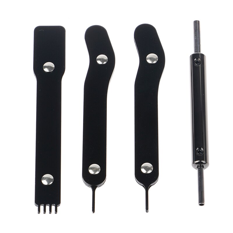 4pcs/set Power Cable Connector Pin Removal Remover Modding Mod Pin Tools Kit For PC ATX PSU PCI 4P 6Pin 24Pin SATA Power Cable