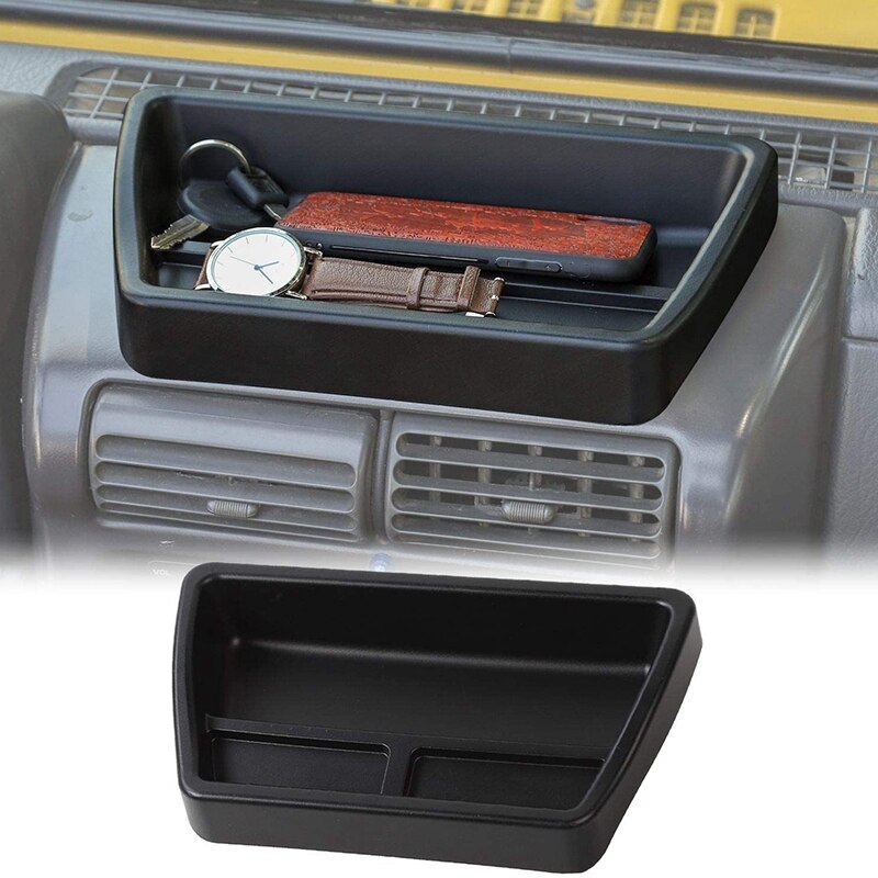 Center Console Dash Tray, Dashboard Storage Box Organizer for 1997-2006 Jeep Wrangler TJ