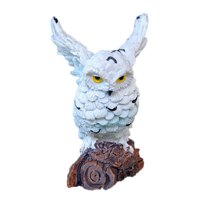 Mini Hoge Imitatie Leuke Uil Kleine Ornamenten Micro Landschap Tuinieren Decoraties Milieuvriendelijke Materialen: D
