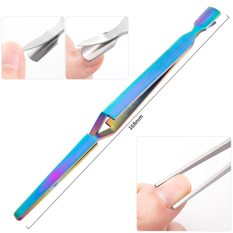 1 Piece Multi Useage Nail Shaping Acrylic Nail Pincher Pinching C Curve Magic Wand Multi Function Sculpted Nails Clamp Tool: B 1 Piece