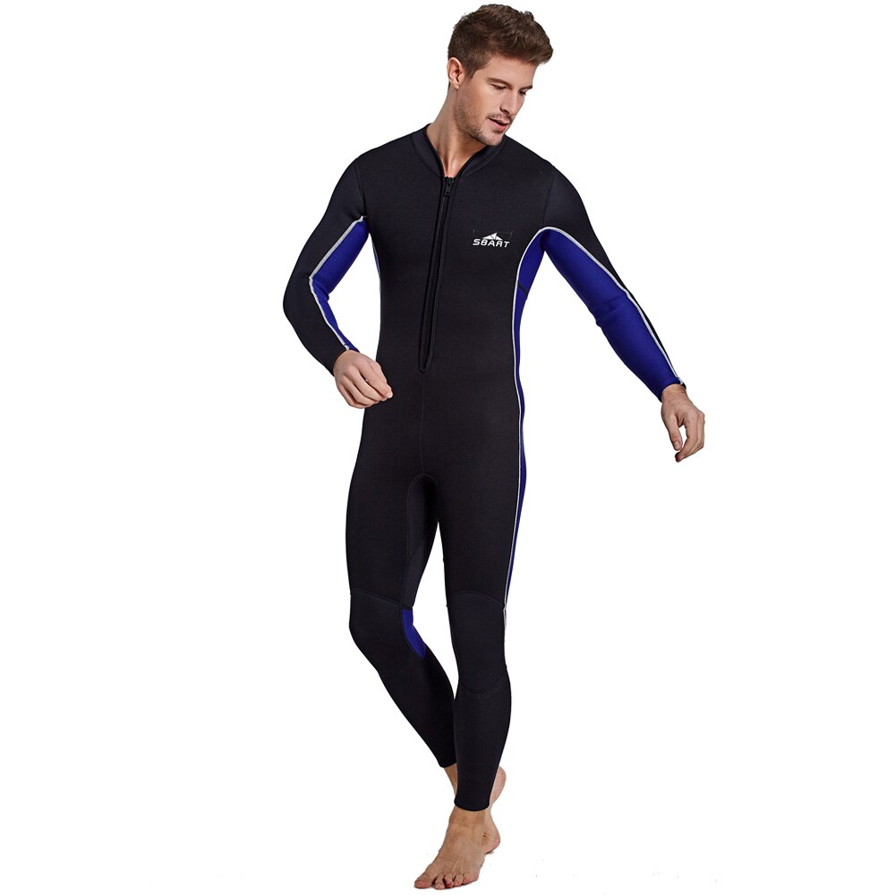 Traje de neopreno de 3mm para mujer, traje de neopreno térmico para hombre, traje completo de manga larga para buceo, surf, parejas a juego con cremallera frontal