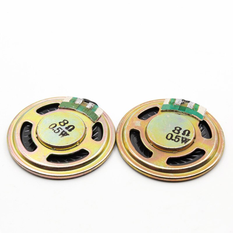 20pcs 0.5W Loudspeaker 36MM 8 Ohms 8R 8Ohm Mini Round Speaker Diameter Thickness 5MM Small Horn Doorbell Speaker