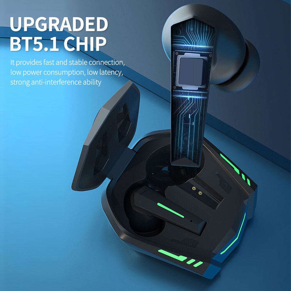 Lenovo  xt80 kabellose bluetooth-gaming-kopfhörer, in-ear-sport-gaming-ohrhörer mit  bt5.1- chip-hifi-sound, dual-modus für spiele und musik