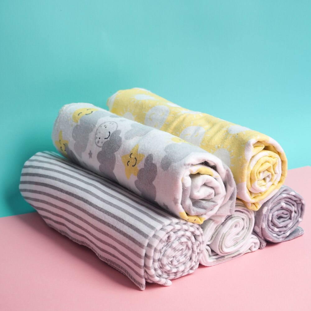4 teile/los Neugeborenen Musselin Windeln 100% Baumwolle Flanell Baby Decke freundlicher Swaddle wickeln Weich Decken Produkte Für Neugeborenen