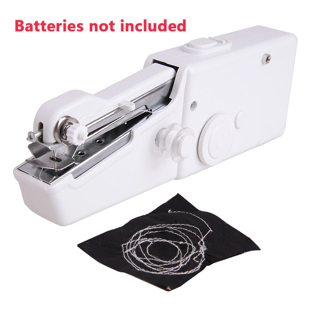 Portable Household Mini Hand Sewing Machine Stitch Patches Needlework Supplies Cordless Clothes DIY Fabrics Electronic Sew Tool