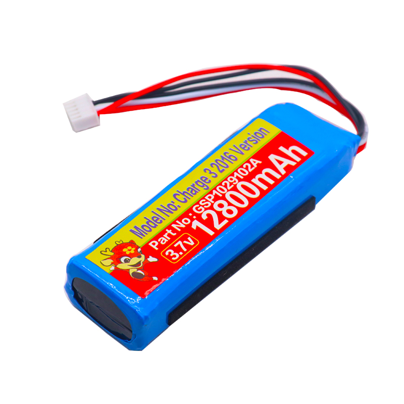 High Capacity 12800mAh GSP1029102A Battery For JBL Charge 3 Version Please Check The Place Of 2 Red Wires