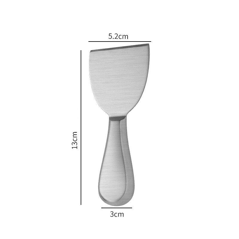 Couteau coupe-beurre en acier inoxydable, ensemble de couverts à poignée creuse, couteau de cuisine, râpe créative, spatule, outils de cuisson: Silver D