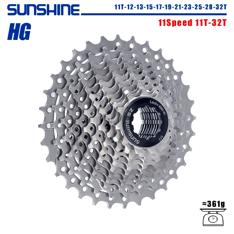 Rennrad Kassette 8 9 10 11 12 Geschwindigkeit 11-23T/25T/28T/30T/32T/34T/36T K7 Kettenrad Fahrrad Schwungrad für Shimano HG Nabe: Schokolade
