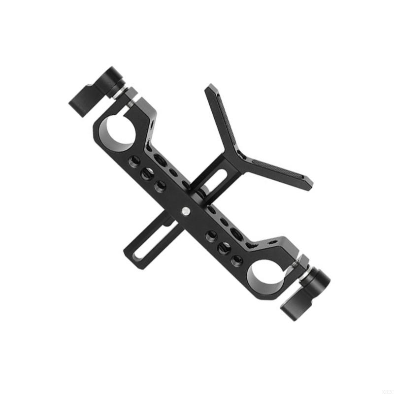 K32c universella kameralinsstöd med standard 19mm dubbla stångklämmor