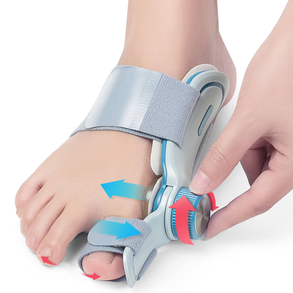 1pc Fußpflege Ballen Korrektor ortho pä dische Ballen Schiene für Hallux Valgus Knopf Korrektur Glätte isen für sterben Fußpflege: Licht Grau