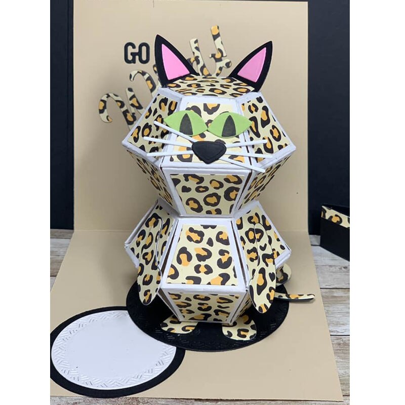 Pop Up Bitty Ball Purse Flip Frame Swap Animal Add On Crosshatch Geometry Cutting Dies for Scrapbooking Craft Cards 04
