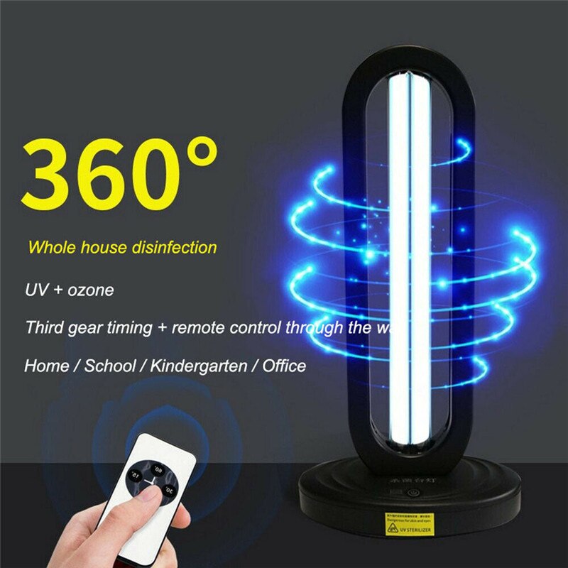 38W UV Sterilisator Wand - Huishoudelijke Desktop Germicide Lamp - US/EU Stekker Opties