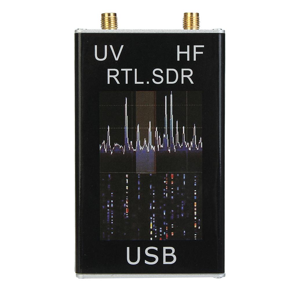 1Set Radio Receiver 100KHz-1.7GHz full Band UV HF RTL-SDR USB Tuner Receiver USB dongle with RTL8232 R820t Ham Radio RTL SDR