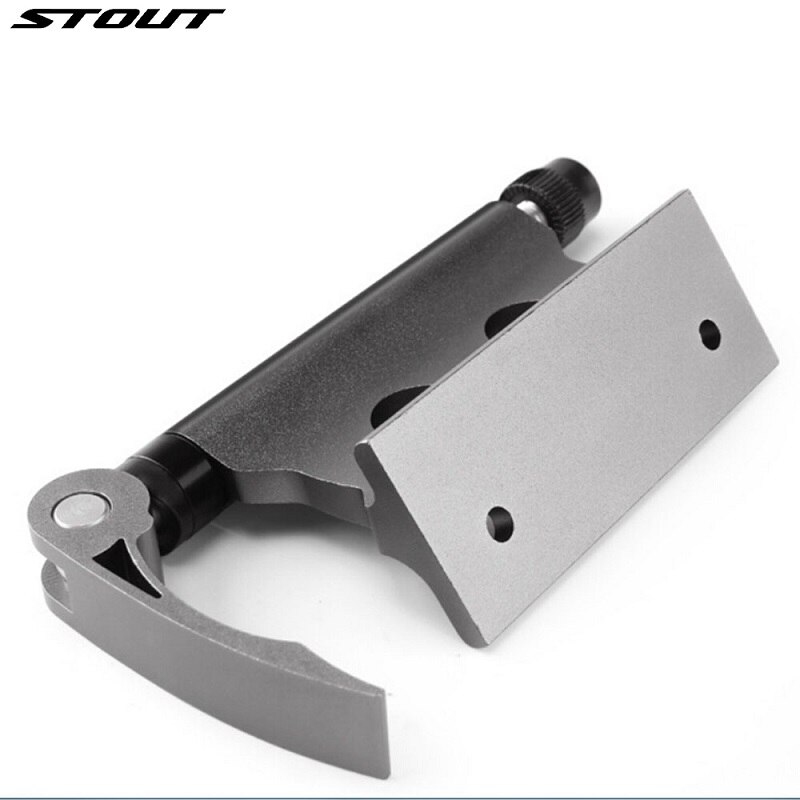 Snelspanklem van aluminiumlegering voor mtb-vork voor kofferbakdrager, fietsvorkbevestiging voor het vervoeren van fietsen, racefietsstandaard