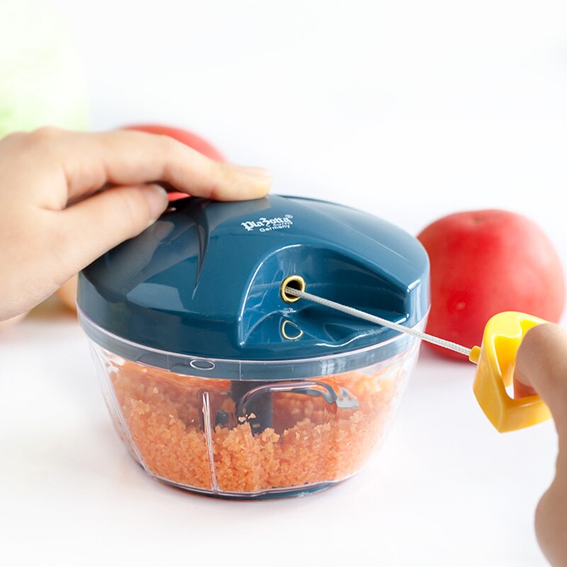 Manuel grøntsagsskærer køkken kødkværn mixer hjemme vridemaskine blender foodprocessor køkkenmaskine køkkenværktøj  e5 jrj