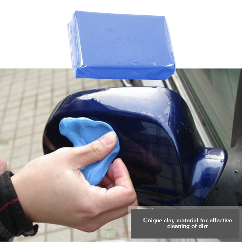 Barra mágica de arcilla azul, 1 Uds., 100g, para lavado de coches, súper Auto, detalles de arcilla limpia, herramientas de limpieza de coches, barro mágico, limpiador de coches, accesorios para vehículos