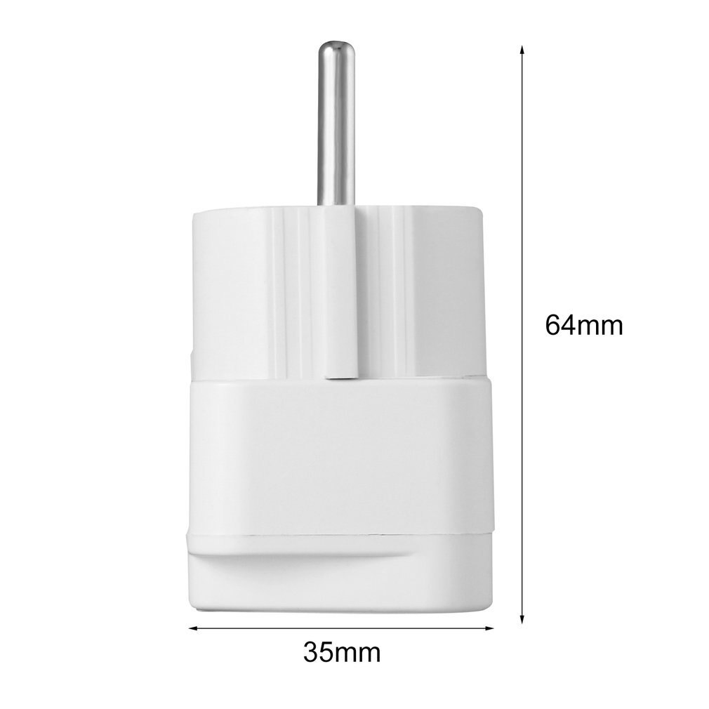 1Pcs Compact and lightweight AU US UK to EU AC Power Plug Travel Home Converter Adapter Big