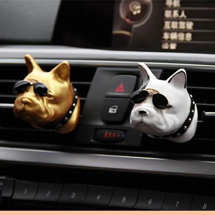 Bil diffusor gips metode hund hoved klimaanlæg udløb luft diffusor social hund parfume bil interiør kvinder