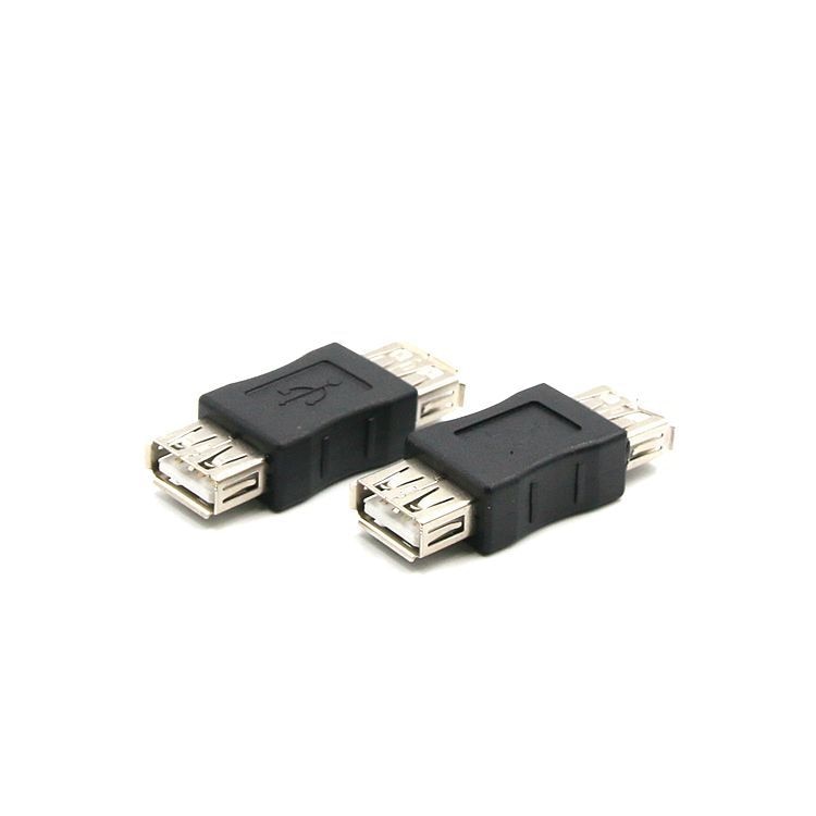 100 pcs USB 2.0 type A Female naar Female Extender Adapter Connector Koppeling F/F Converter