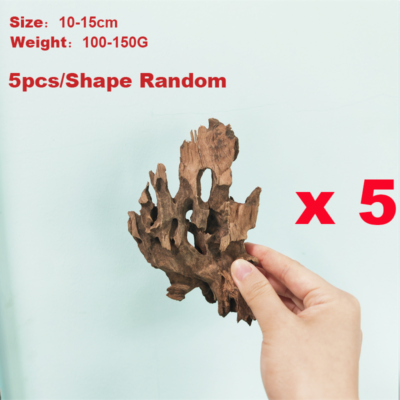 Radiateur en bois flotté pour aquarium, trou de repos pour poisson, bois naturel extra large, arbre flotté, tronc Dr, ShriAJwood F, 5-40cm: Chair