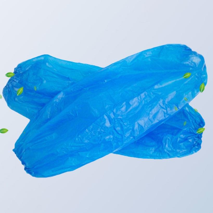100 Pcs Waterproof and Oil-proof Disposable Arm Sleeves Household Cleaning Dustproof Supplies Disposable Protective Long Sleeves
